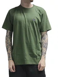 Camiseta Masculina Rusty Essential Manga Curta Estampada - Verde