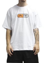 Camiseta Masculina Rusty Mojo Dojo Manga Curta Estampada - Branco