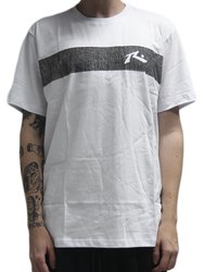 Camiseta Masculina Rusty Rude Manga Curta Estampada - Branco
