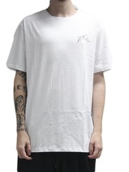 Camiseta Masculina Rusty Soaker Manga Curta Estampada - Branco