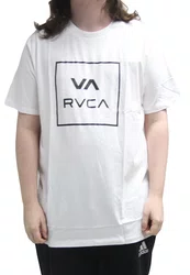 Camiseta Masculina Rvca All The Way Manga Curta Estampada - Branco
