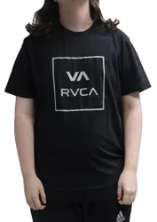 Camiseta Masculina Rvca All The Way Manga Curta Estampada - Preto