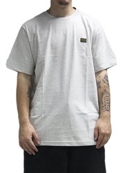 Camiseta Masculina RVCA Americana Label Blend Manga Curta Estampada - Off White