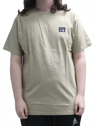 Camiseta Masculina Rvca Anp Label Manga Curta Estampada - Areia