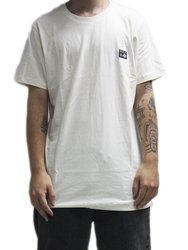 Camiseta Masculina RVCA ANP Label Manga Curta Estampada - Off White
