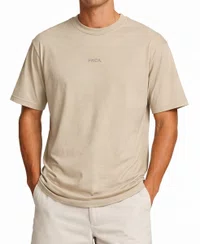 Camiseta Masculina Rvca Pivot Manga Curta Estampada - Areia