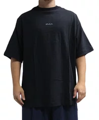 Camiseta Masculina Rvca Pivot Manga Curta Estampada - Preto