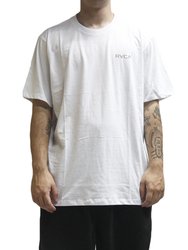 Camiseta Masculina RVCA VA 2PK Manga Curta Estampada - Branco
