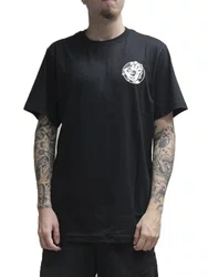 Camiseta Masculina Santa Cruz Hand Dot Manga Curta Estampada - Preto
