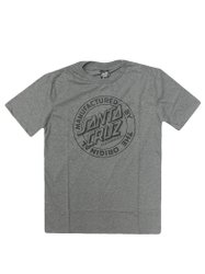 Camiseta Masculina Santa Cruz Meg Dot Mon Manga Curta Estampada - Chumbo/Mescla