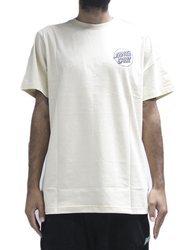 Camiseta Masculina Santa Cruz Opus Dot SS Manga Curta Estampada - Bege