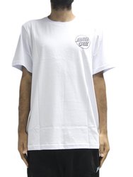 Camiseta Masculina Santa Cruz Opus Dot SS Manga Curta Estampada - Branco