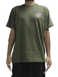 Camiseta Masculina Santa Cruz Opus Dot SS Manga Curta Estampada - Verde