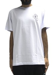 Camiseta Masculina Santa Cruz Simplified Manga Curta Estampada - Branco