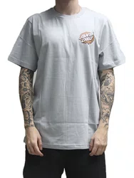 Camiseta Masculina Santa Cruz Slime Scream Manga Curta Estampada - Cinza
