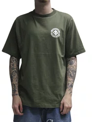 Camiseta Masculina Session Chest Logo Manga Curta Estampada - Verde