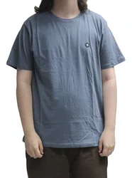 Camiseta Masculina Session Mini Chest Logo Manga Curta Estampada - Azul