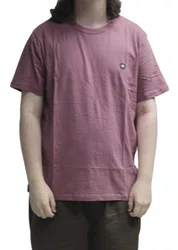 Camiseta Masculina Session Mini Chest Logo Manga Curta Estampada - Bordo