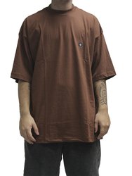 Camiseta Masculina Session SE0008 Oversized Manga Curta Estampada - Marrom