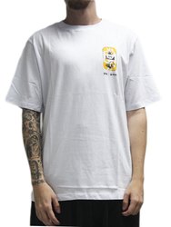 Camiseta Masculina Session X Stu Criciuma Manga Curta Estampada - Branco