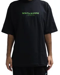 Camiseta Masculina South Shore 15 Box Manga Curta Estampada - Off White