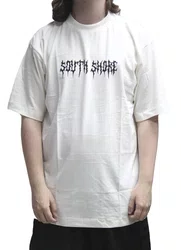 Camiseta Masculina South Shore Goosebumps Manga Curta Estampada - Off White