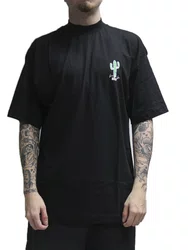 Camiseta Masculina South Shore Overhype Manga Curta Estampada - Preto