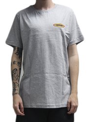 Camiseta Masculina South To South Jamal Manga Curta Estampada - Cinza/Mescla