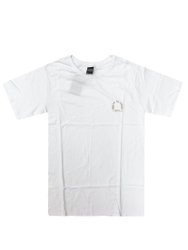 Camiseta Masculina South To South Made Manga Curta Estampada - Branco