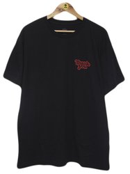 Camiseta Masculina Thank You Manga Curta Estampada - Preto