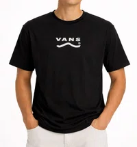 Camiseta Masculina Vans Determined Manga Curta Estampada - Preto