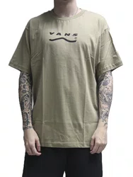 Camiseta Masculina Vans Determined Manga Curta Estampada - Verde