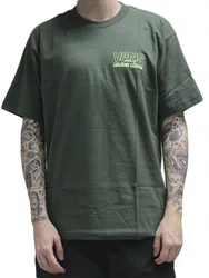Camiseta Masculina Vans Kelp-Shop Manga Curta Estampada - Verde