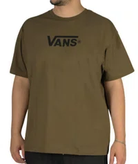 Camiseta Masculina Vans New Classic Manga Curta Estampada - Marrom