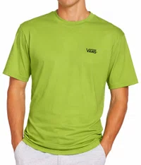 Camiseta Masculina Vans New Left Chest Manga Curta Estampada - Verde