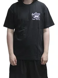 Camiseta Masculina Vans Paul VS Manga Curta Estampada - Preto