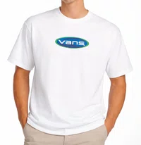 Camiseta Masculina Vans Planet Vans SS Manga Curta Estampada - Branco