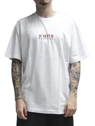 Camiseta Masculina Vans Records SS Manga Curta Estampada - Branco
