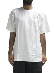 Camiseta Masculina Vans Road Stop Manga Curta Estampada - Off White