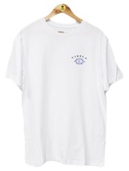 Camiseta Masculina Vissla Yinn Innerstoke Manga Curta Estampada - Branco