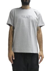 Camiseta Masculina VLCS Descrigrade Manga Curta Estampada - Cinza