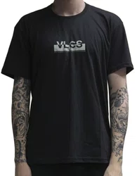 Camiseta Masculina VLCS Horizonte Manga Curta Estampada - Preto