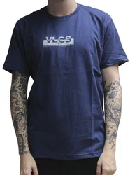 Camiseta Masculina VLCS Sol Manga Curta Estampada - Marinho