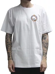 Camiseta Masculina Volcom Arched Manga Curta Estampada - Branco