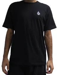 Camiseta Masculina Volcom Iconic Manga Curta Estampada - Preto