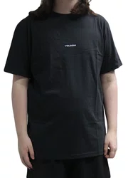 Camiseta Masculina Volcom Sign Stone Manga Curta Estampada - Preto