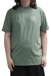 Camiseta Masculina Volcom Sunshiner Manga Curta Estampada - Verde Claro 