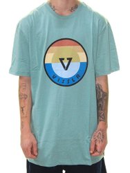 Camiseta Masculina Vusska Medallion Manga Curta Estampada - Verde