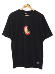 Camiseta Masculina Wats Joia Manga Curta Estampada - Preto