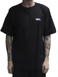 Camiseta Masculina Wats Logo Boton Manga Curta Estampada - Preto
